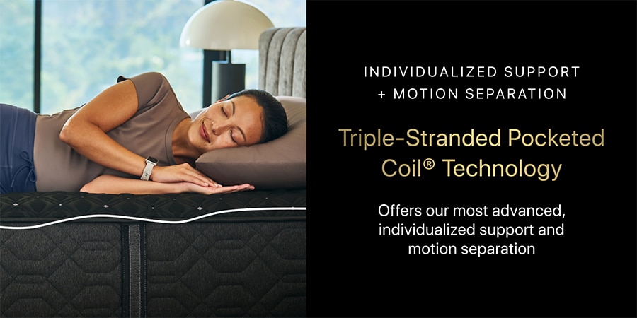 Black Hybrid Series One Firm Mattress