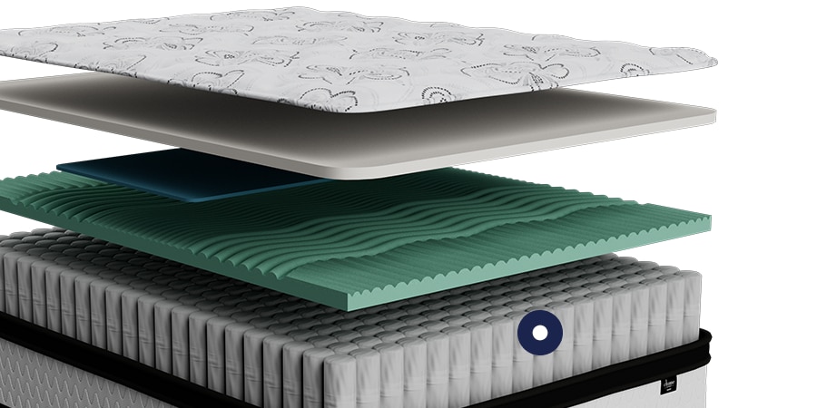 Ashley Chime 12 Hybrid Mattress