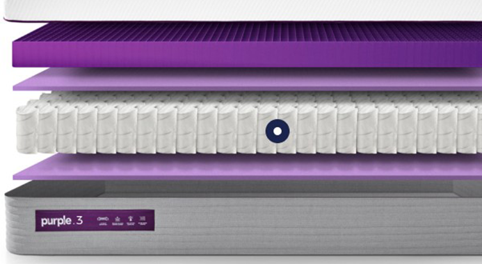 Purple 3 on sale mattress price