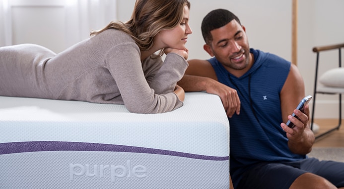 Purple mattress online blanket