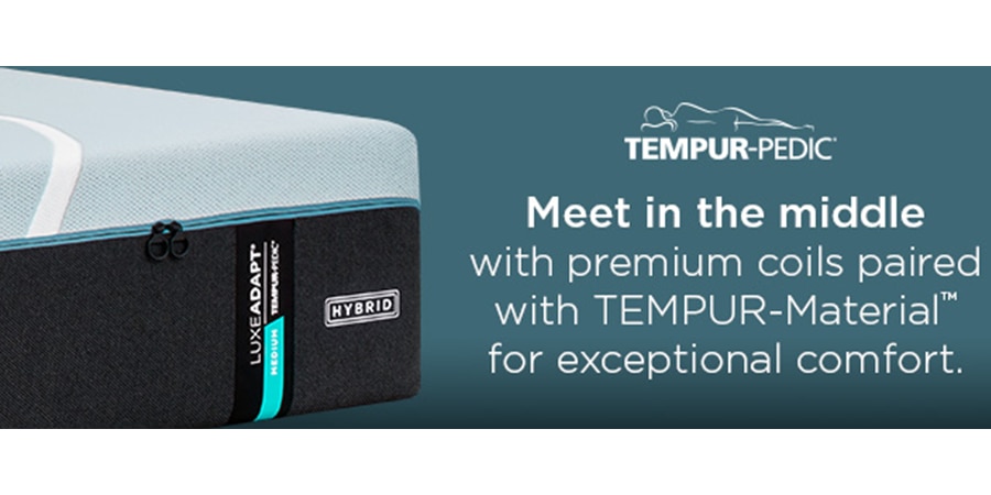 TEMPUR-LuxeAdapt® 2.0 Medium Hybrid Mattress