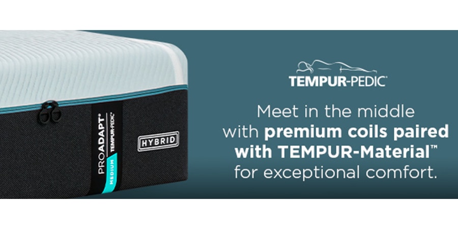 TEMPUR-ProAdapt® 2.0 Medium Hybrid Mattress