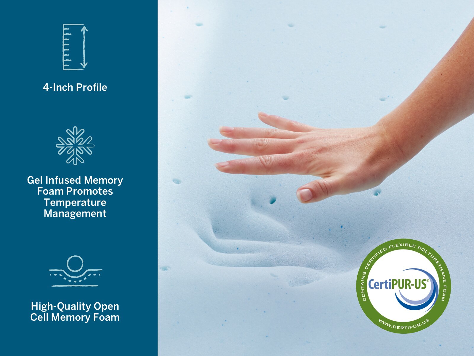 lucid 4 gel memory foam mattress topper review