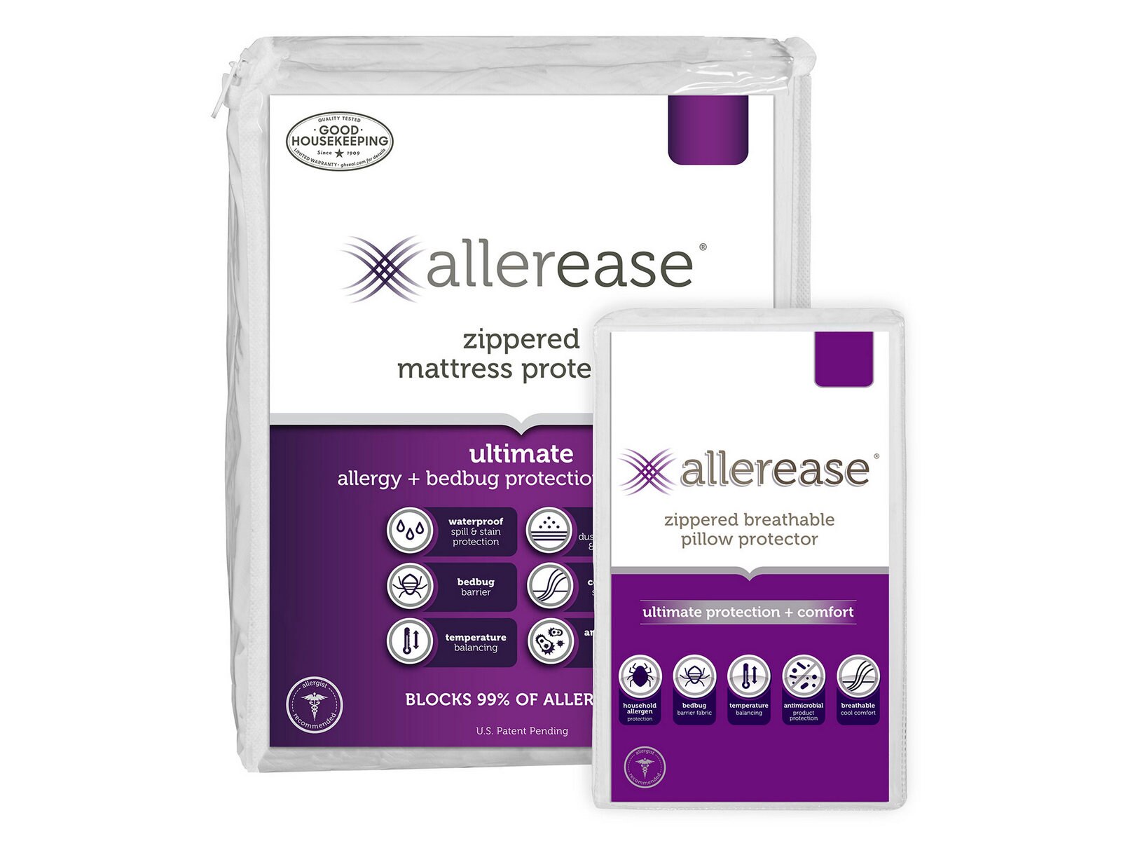 allerease ultimate mattress protector king