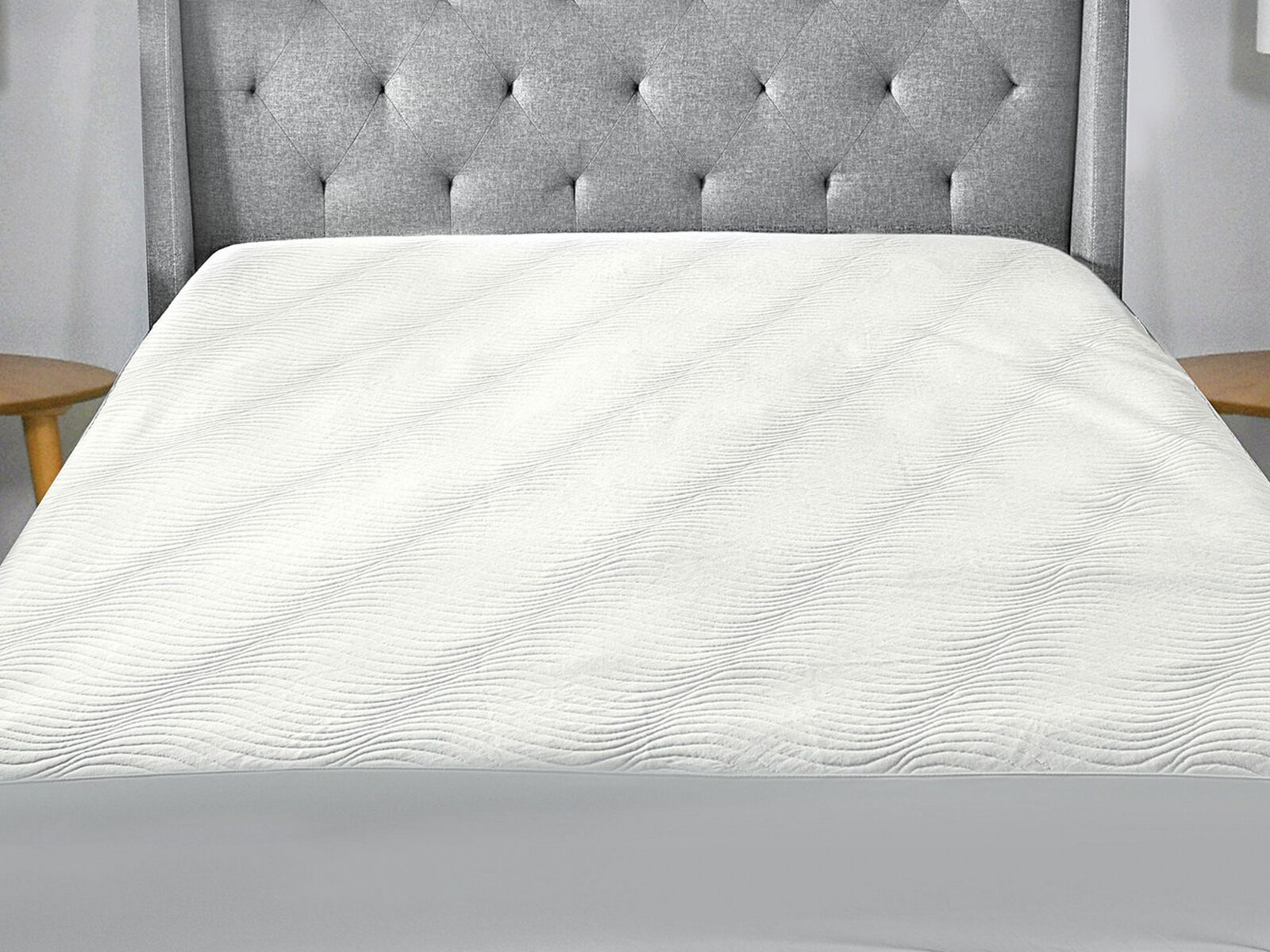 sealy luxury cotton top fitted mattress pad