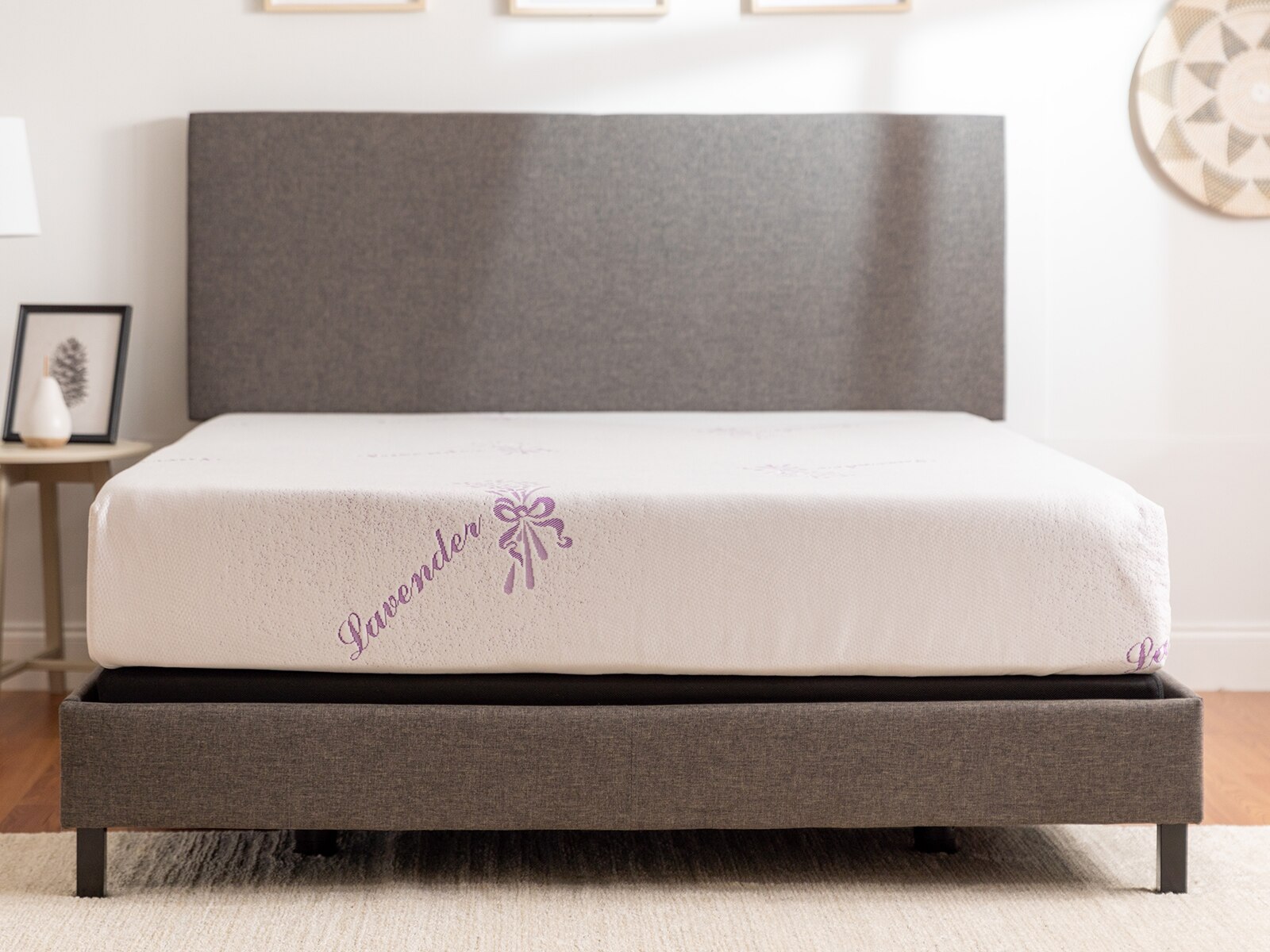 lavender memory foam mattress