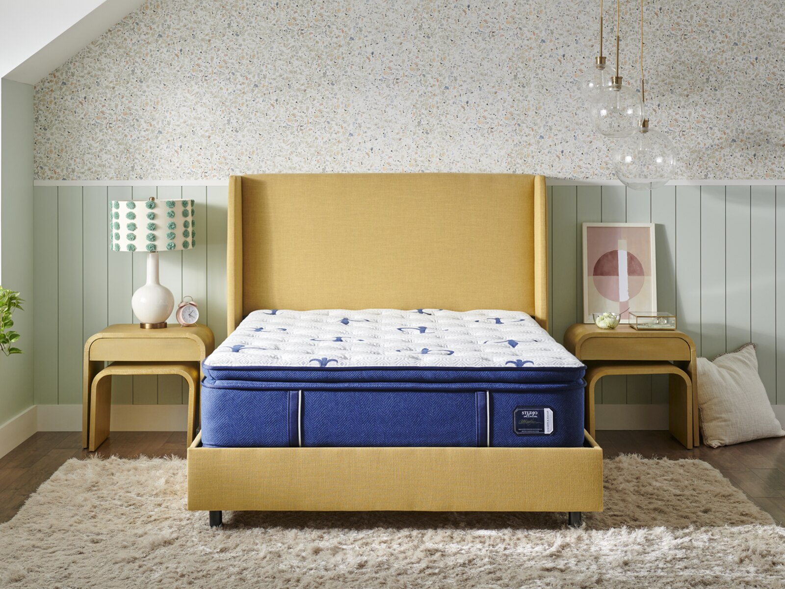 stearns & foster studio medium euro pillow top mattress