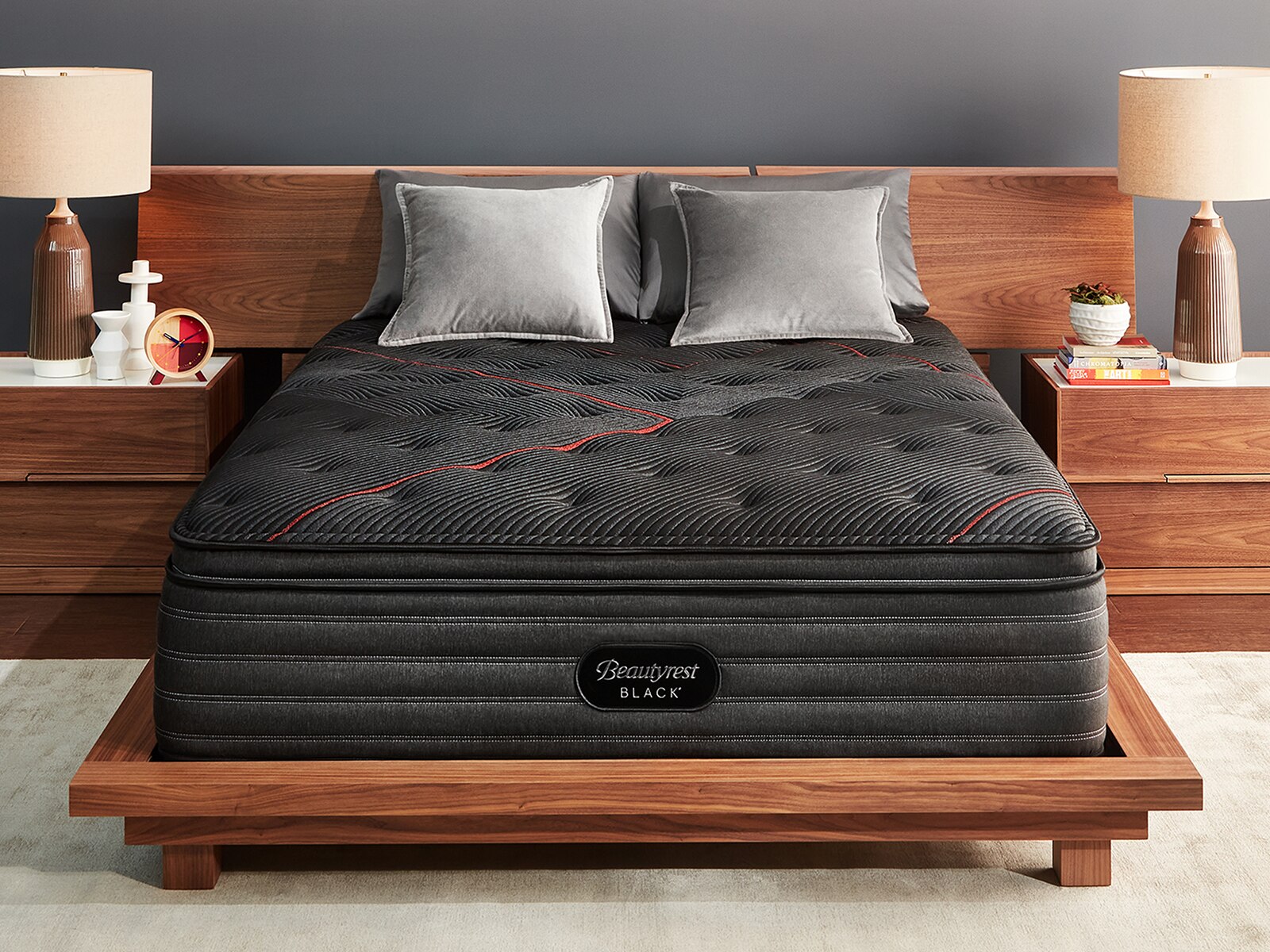 beautyrest black c-class medium pillow top mattress