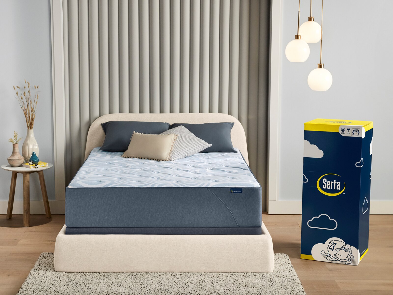 serta perfect sleeper renewed relief hybrid plush mattress