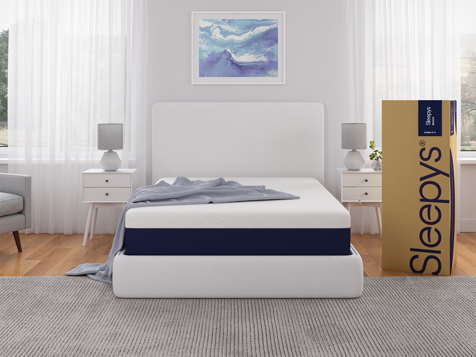 10 sleepy's zuzu hybrid king size mattress