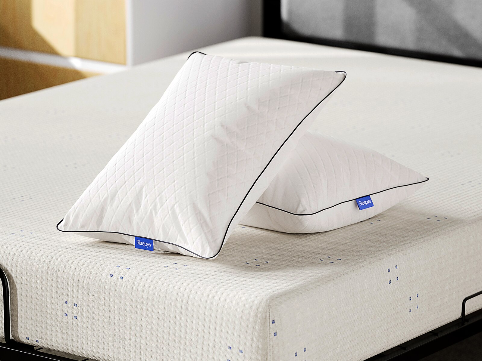 Sleepy s Basics Quilted Memory Foam Pillow Mattress Firm in Irvine CA The Market Place