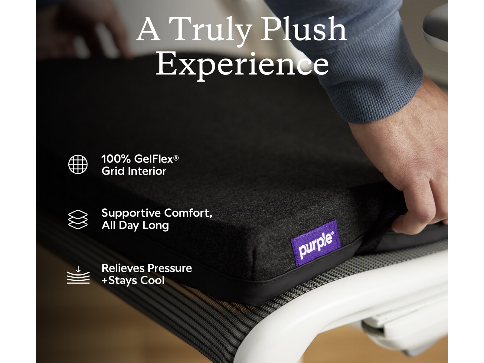 Purple Royal Seat Cushion Mattress Firm
