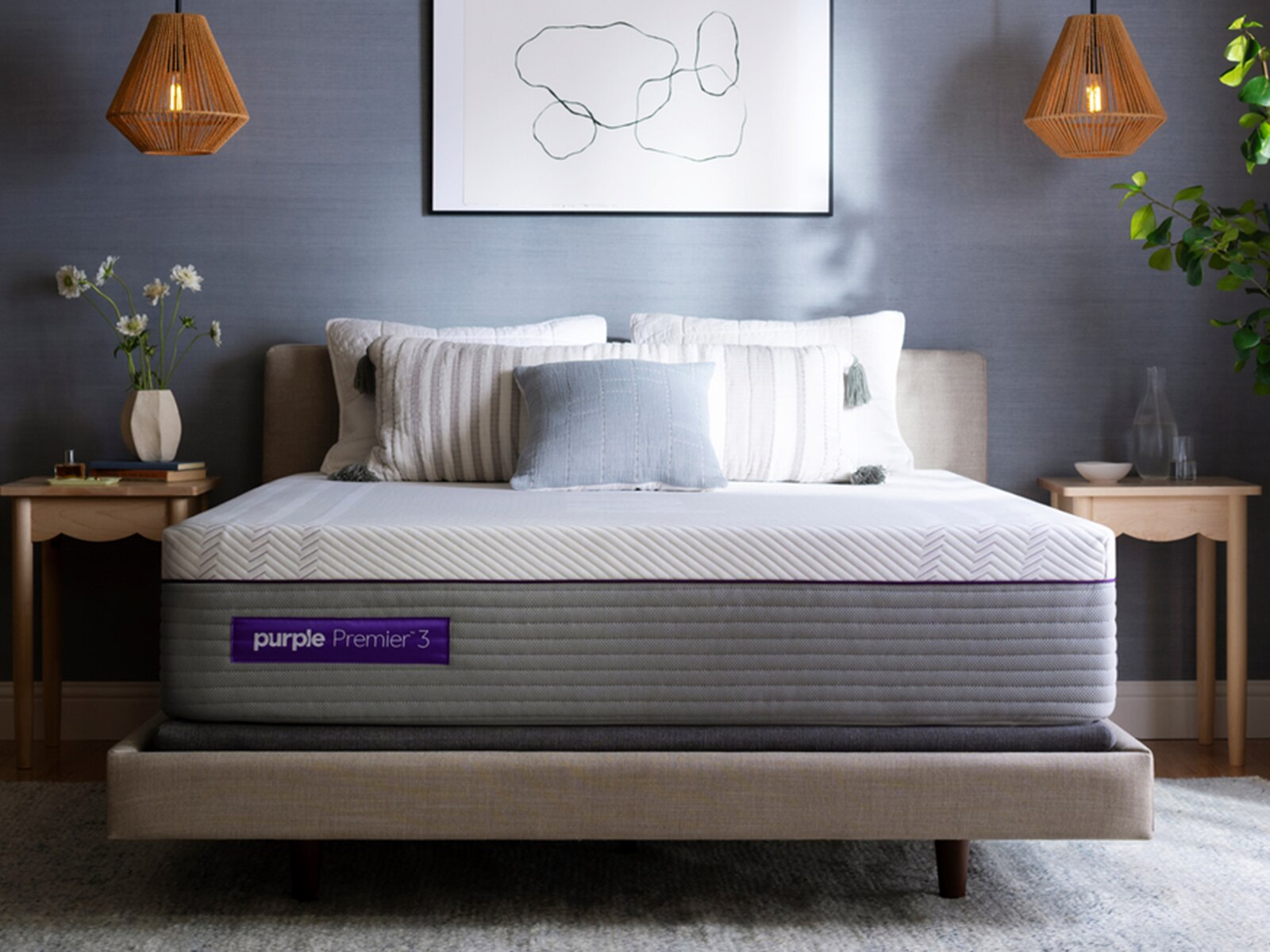 Purple hybrid deals mattress for sale