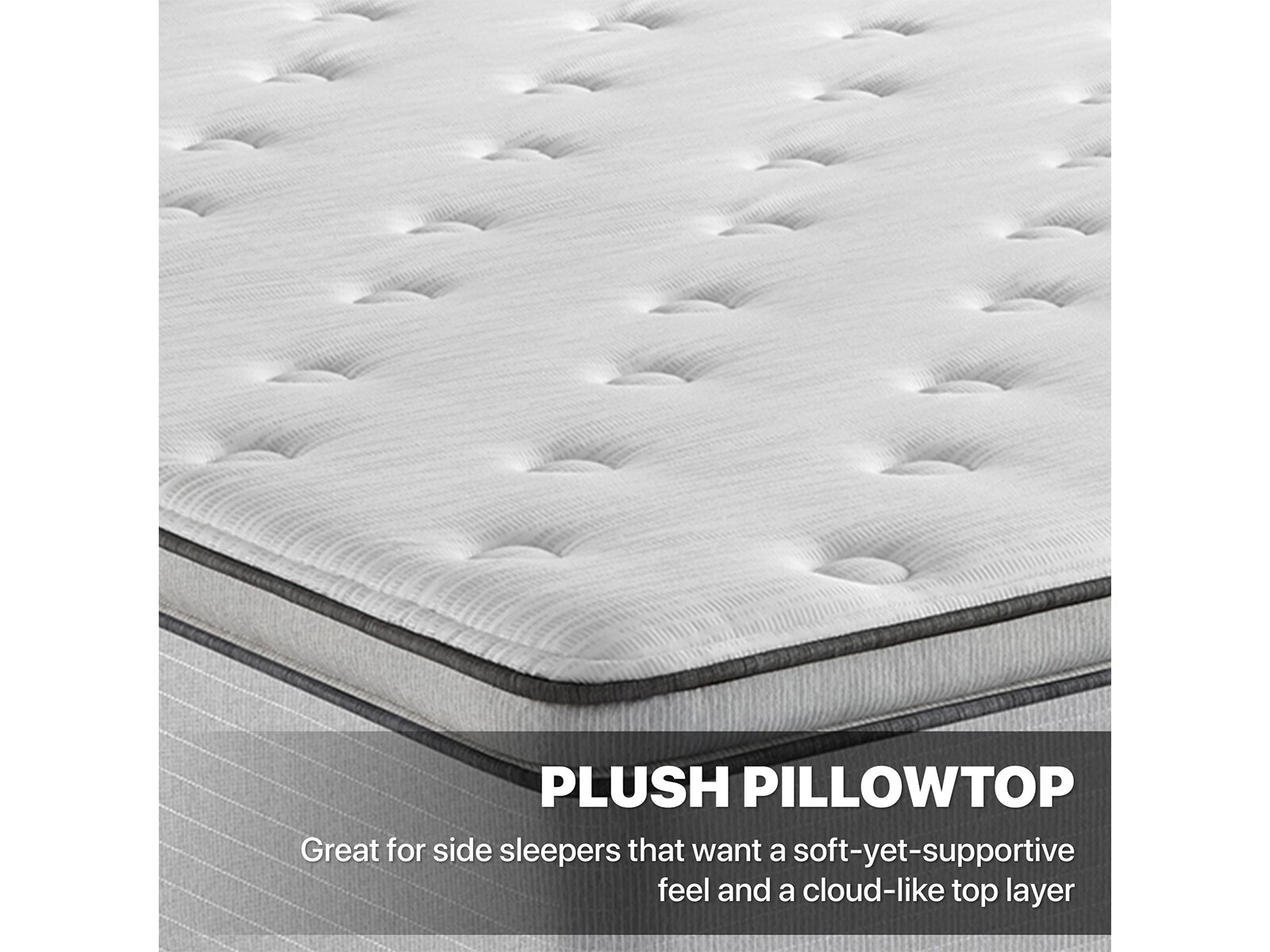 Beautyrest BR800 13.5" Plush Pillow Top Mattress Mattress Firm
