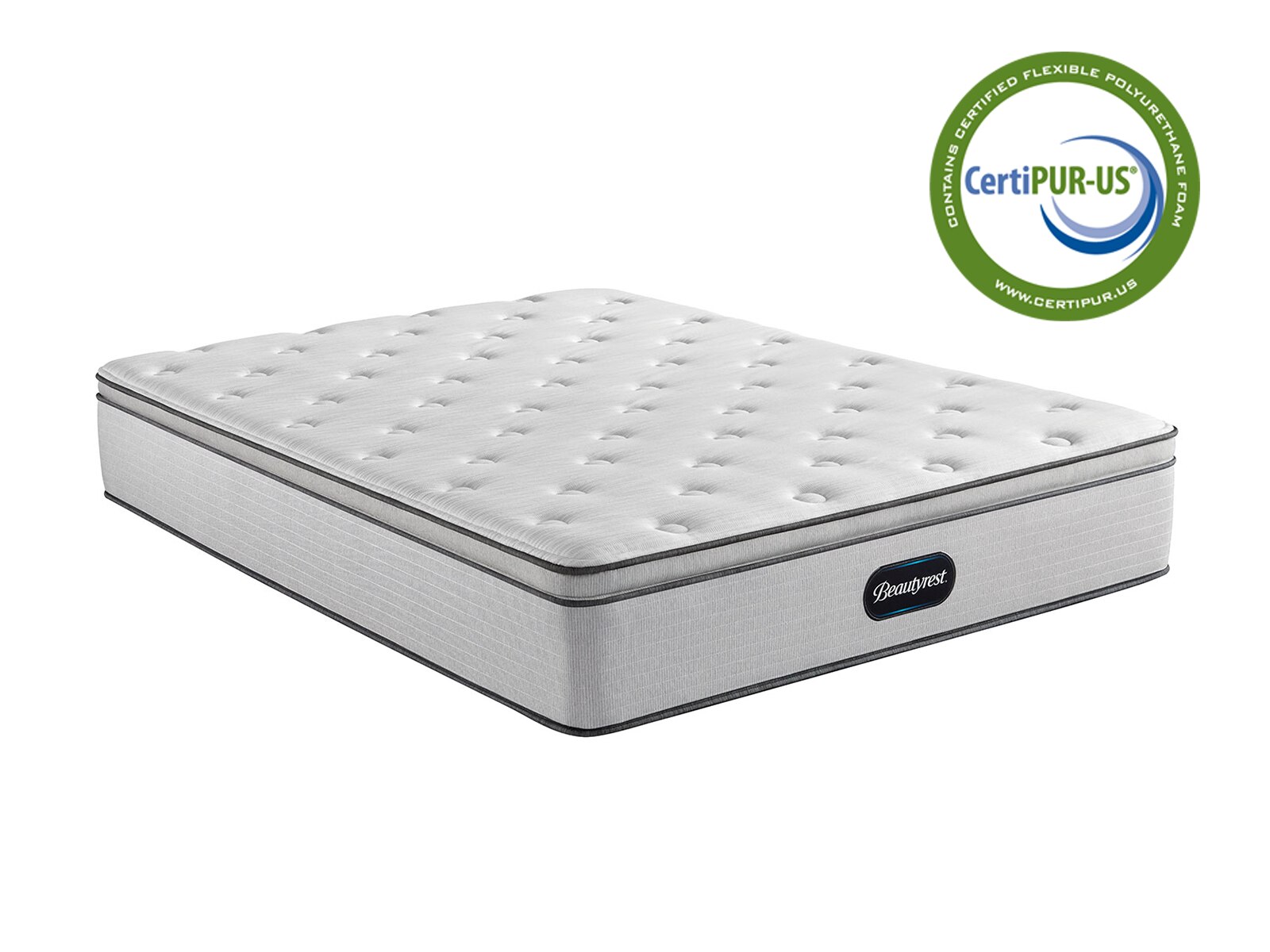 Beautyrest BR800 13.5" Plush Pillow Top Mattress Mattress Firm