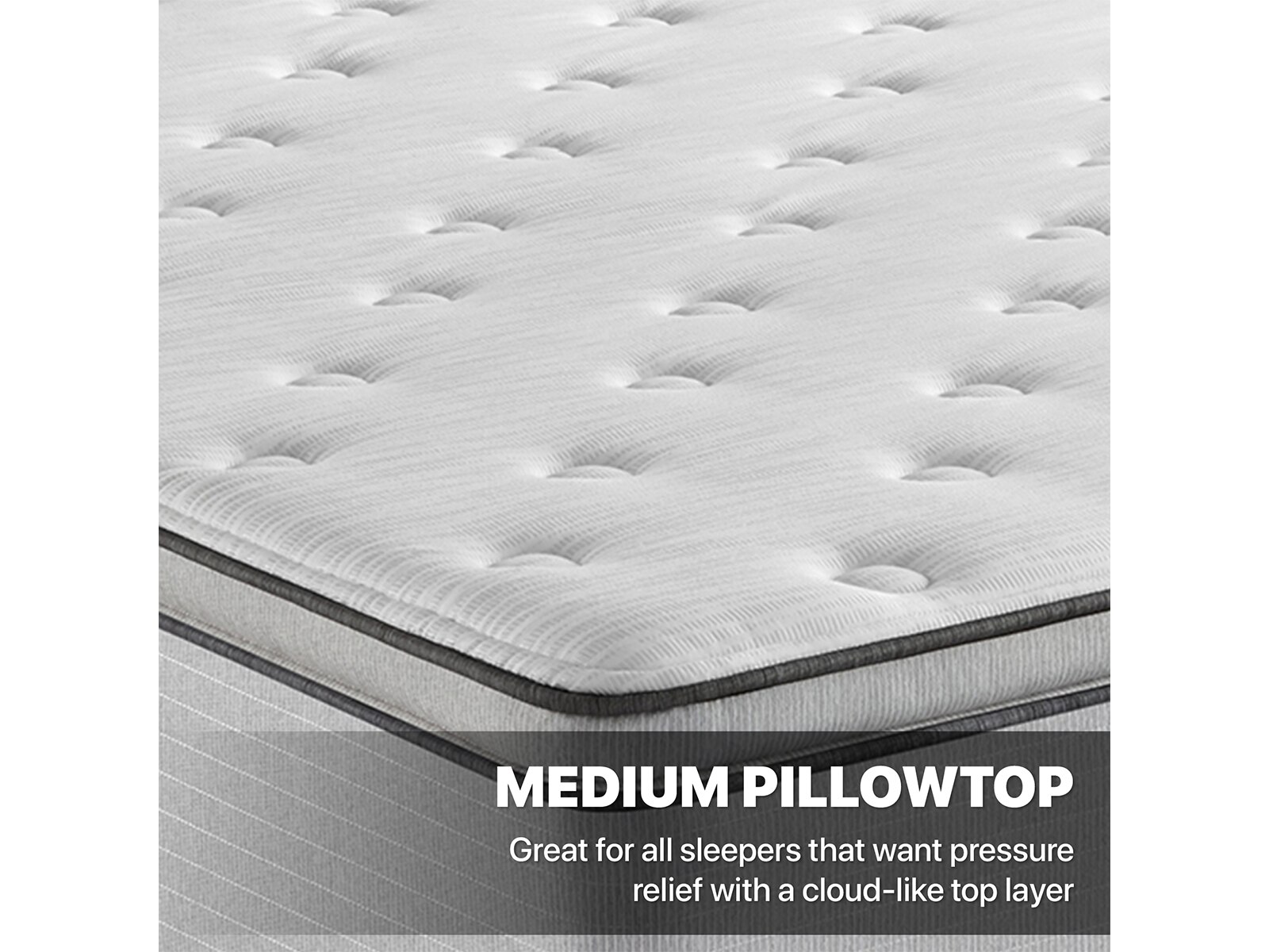 br800 13.5 medium pillow top mattress queen