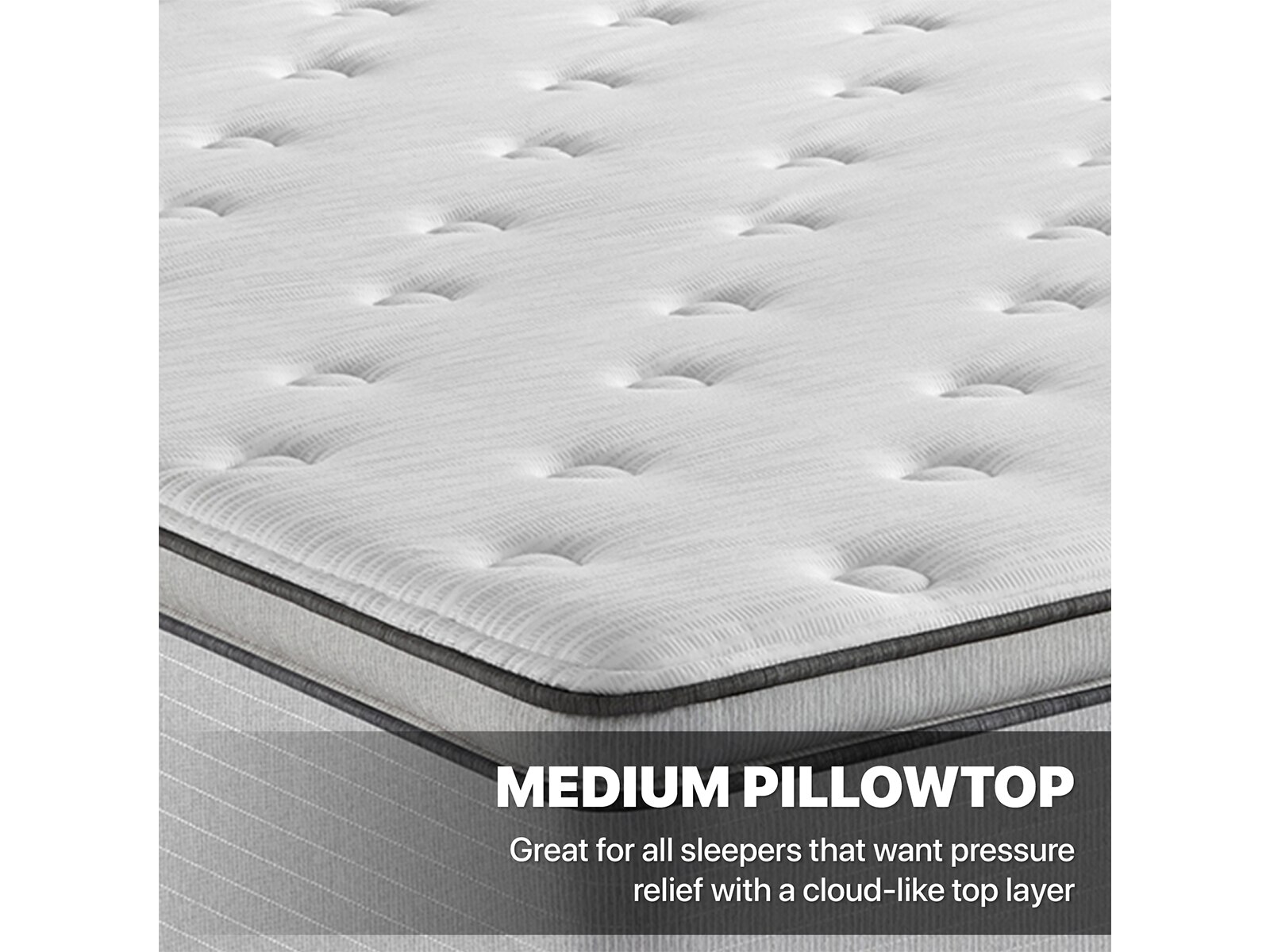 Beautyrest BR800 13.5" Medium Pillow Top Mattress Mattress Firm