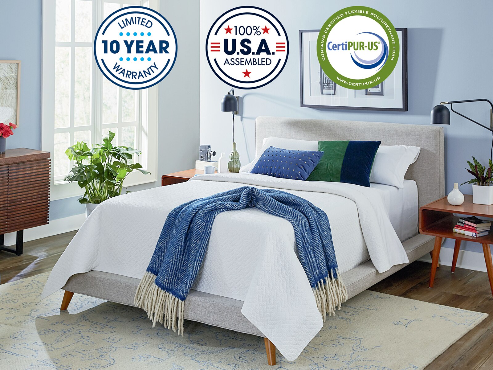 Serta iSeries® Hybrid 1000 12" Medium Mattress Mattress Firm