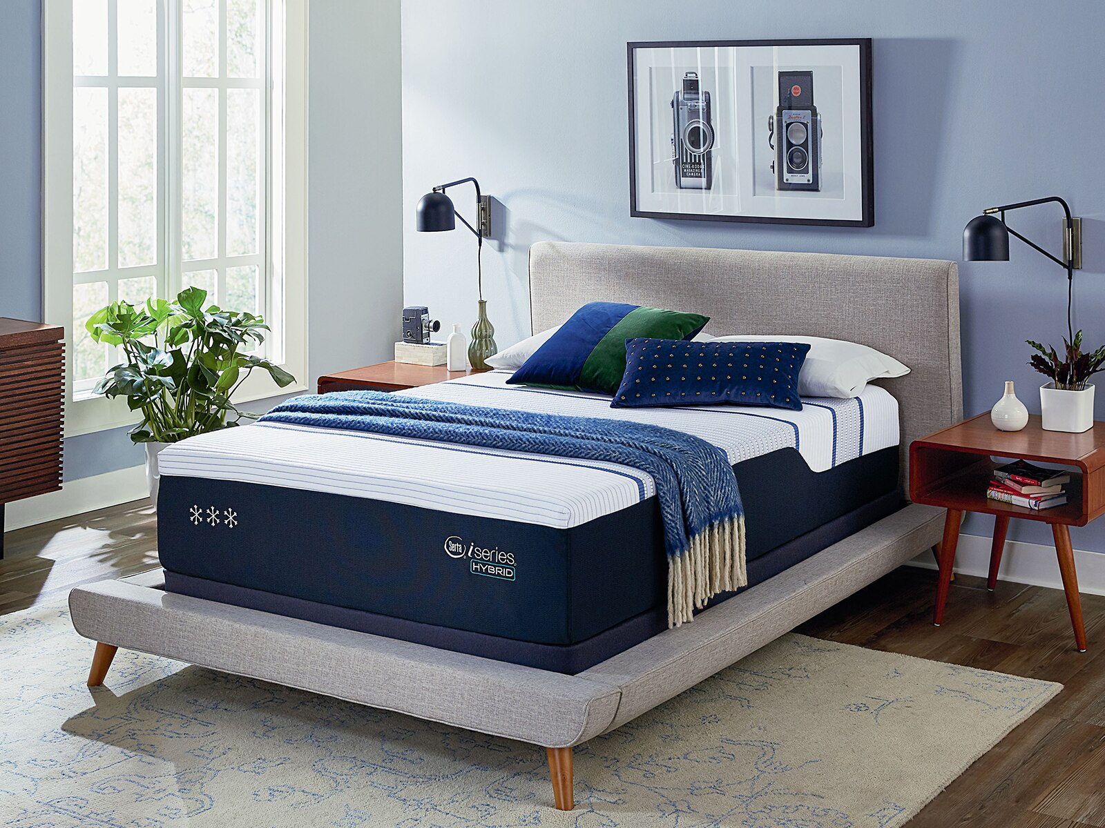 Serta iseries pillow top king outlet mattress