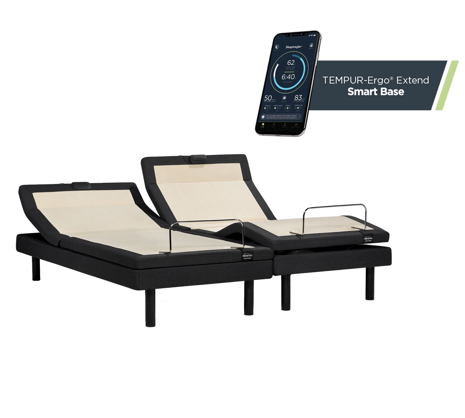 TEMPURPEDIC TEMPURErgo®Extend Smart Adjustable Base with SleepTracker