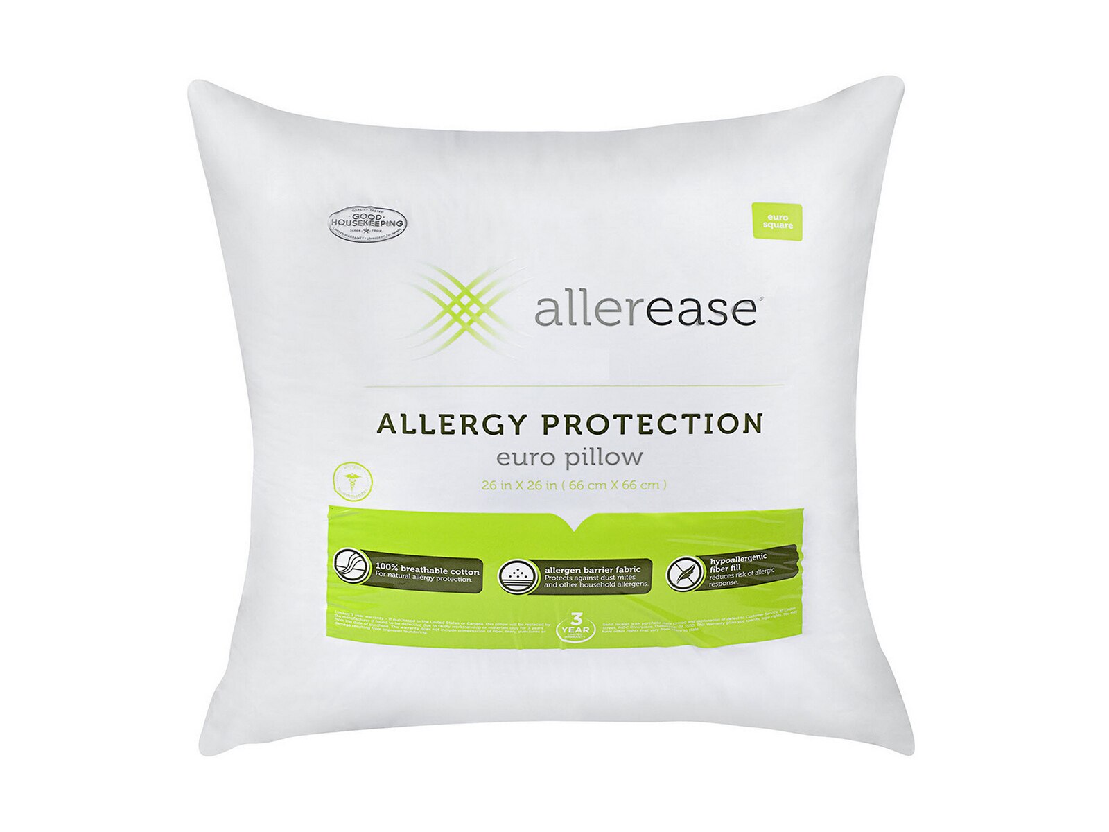 allerease mattress protector iwhich is the top side