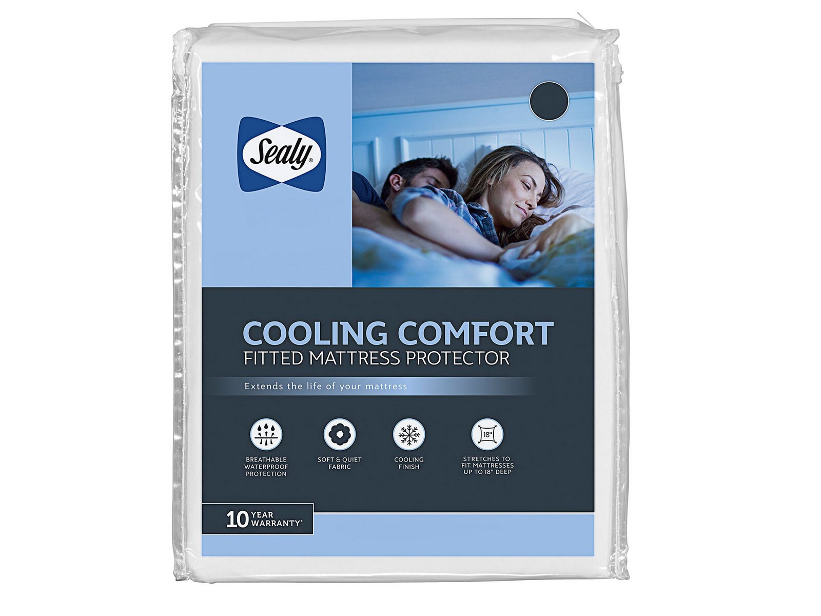 sealy cool comfort fitted mattress protector