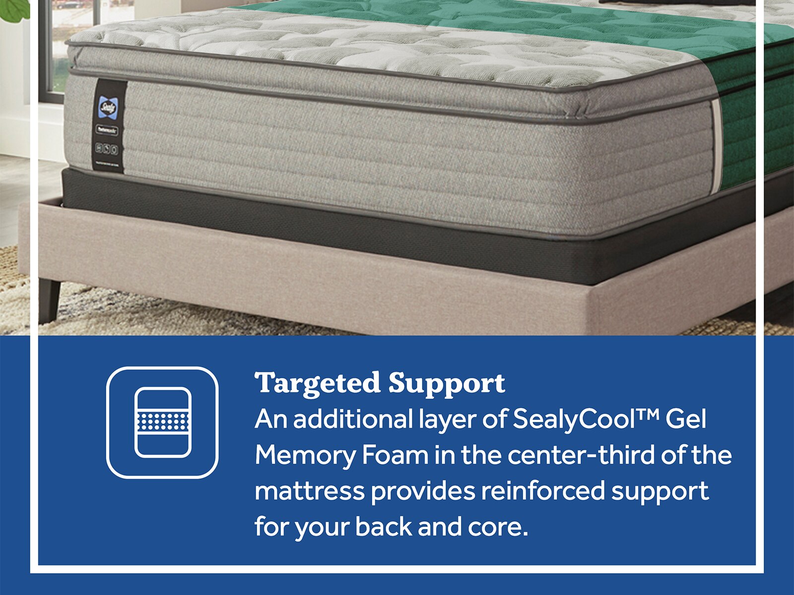 Sealy Posturepedic® Silver Pine 15" Medium Euro Top Mattress Mattress