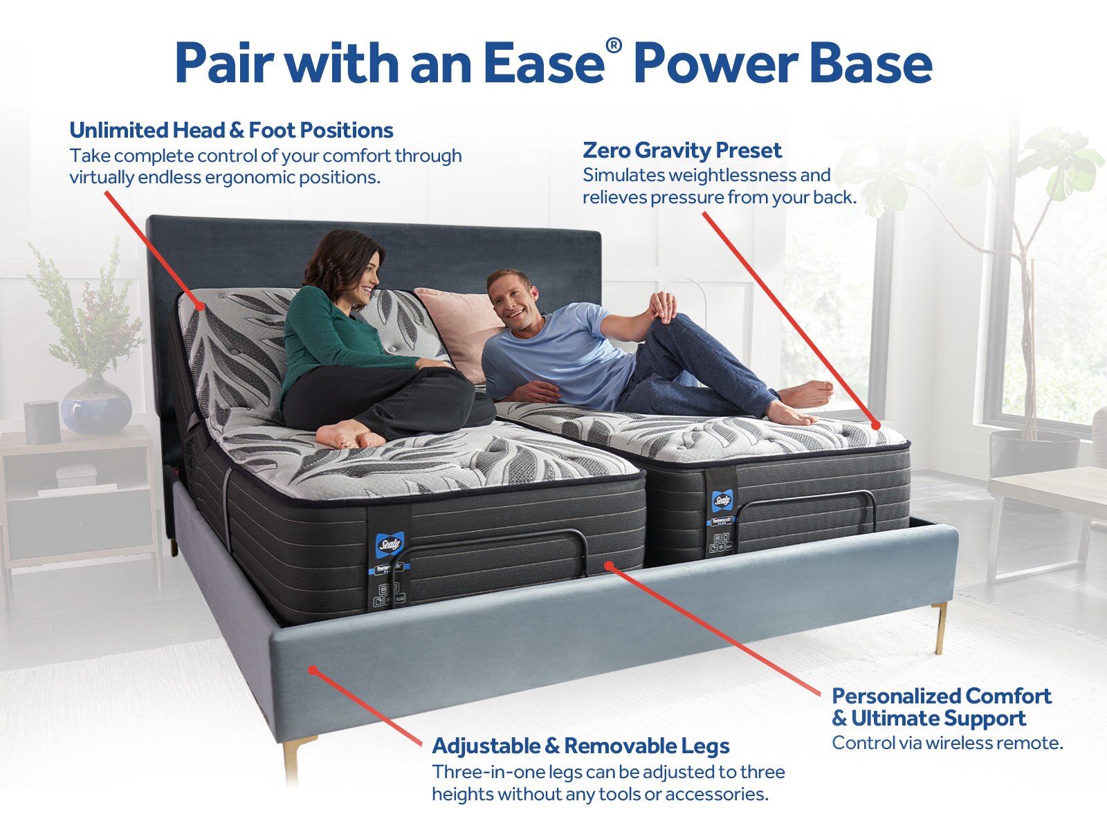 Sealy Posturepedic® Spring Bloom 12" Medium Mattress Mattress Firm