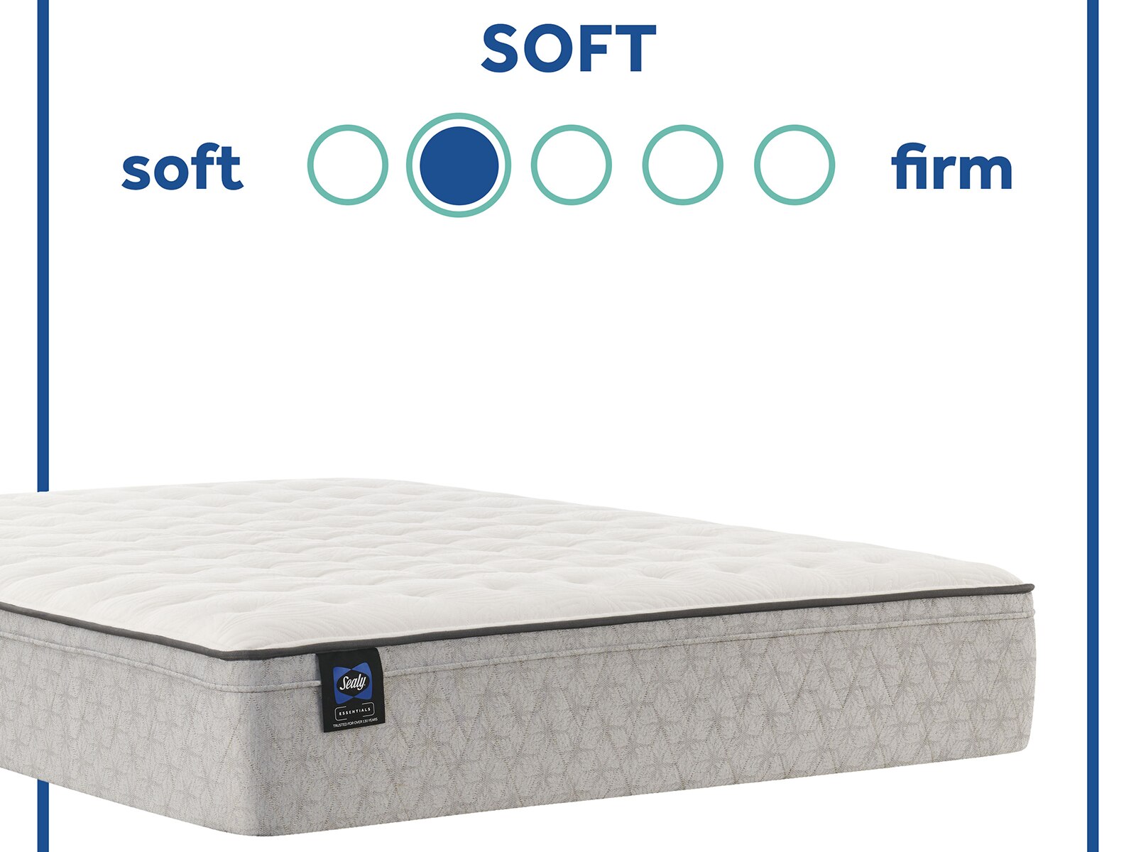 Sealy Essentials™ Winter Green 12" Plush Euro Top Mattress Mattress Firm