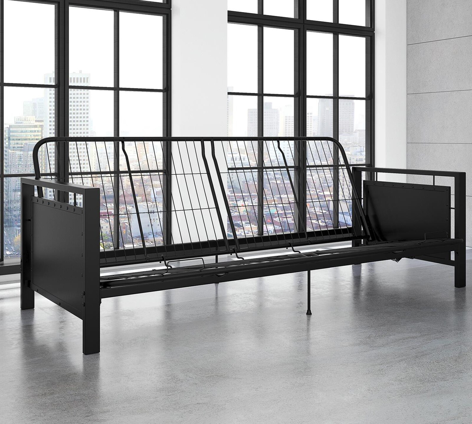 Atwater Living Huey Futon Frame Mattress Firm