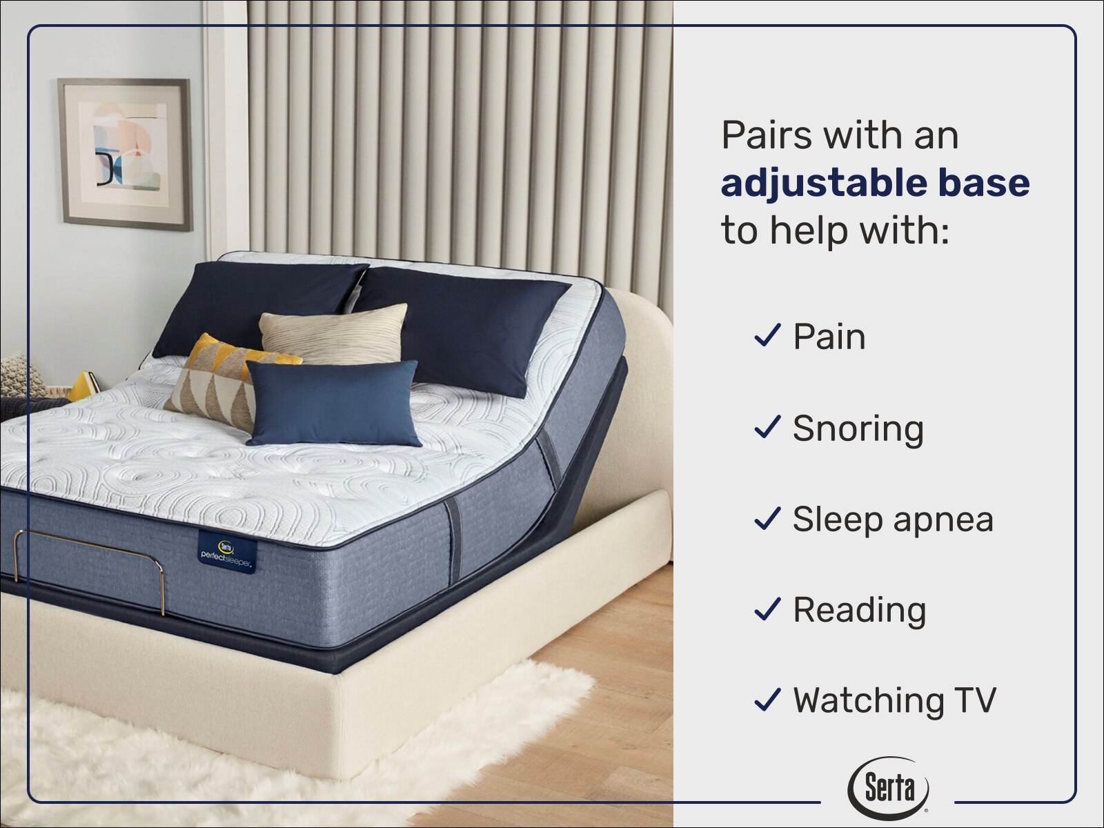 Serta Perfect Sleeper® Sapphire Canyon 14" Medium Mattress Mattress Firm