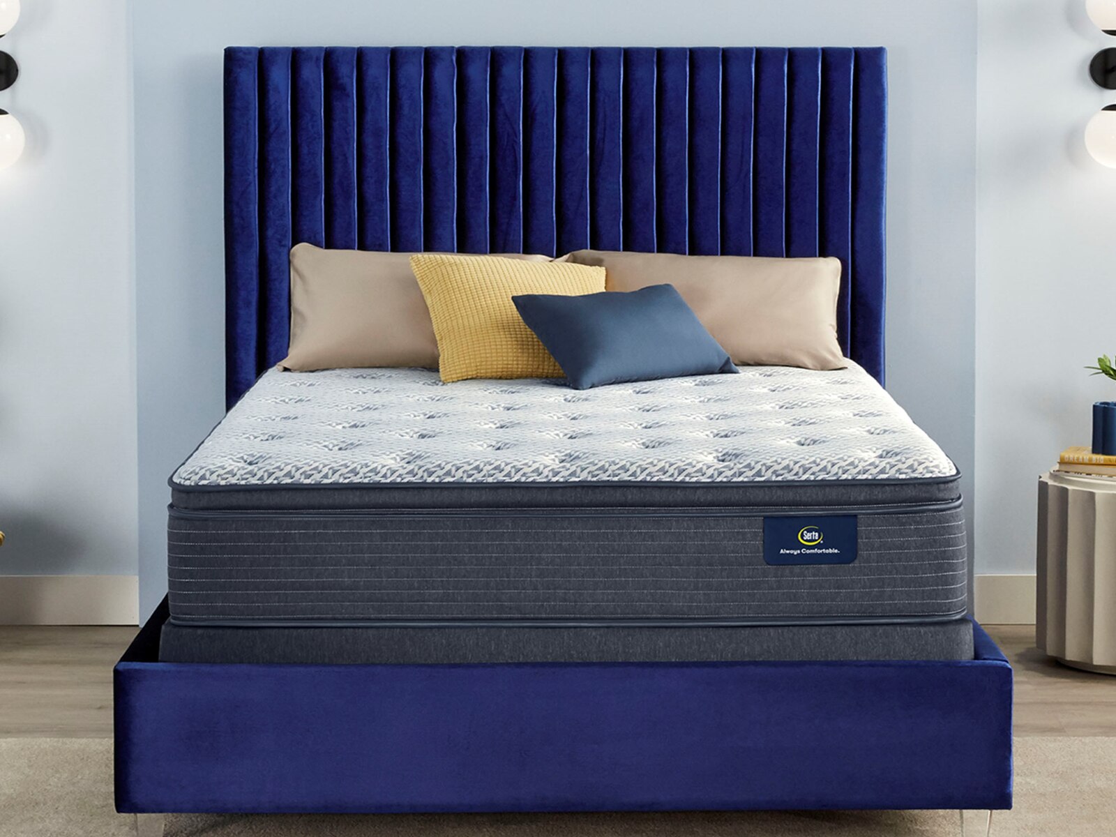 serta azure bay plush king size mattress