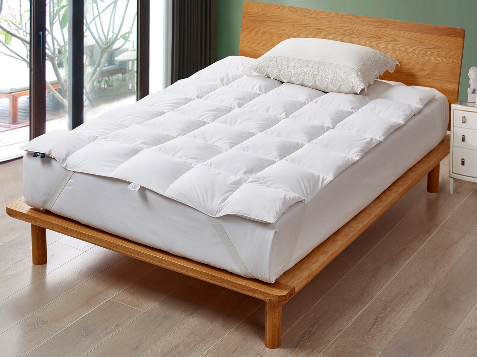 groupon for feather down mattress cover