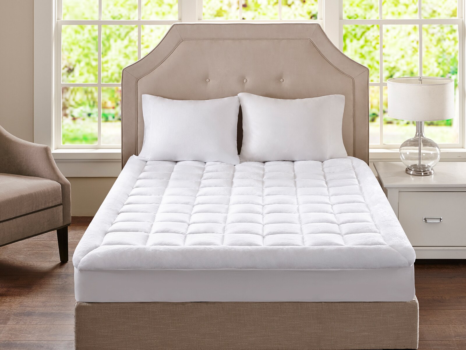 madison park cloud soft mattress pad