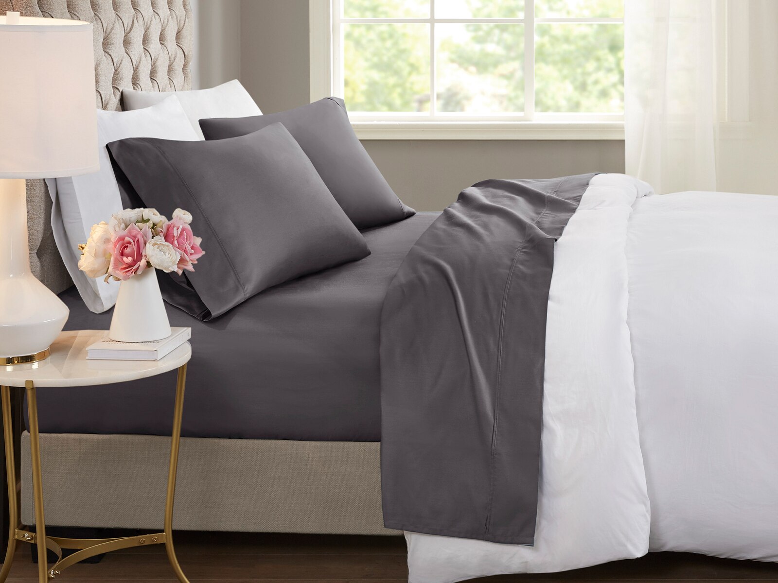 Beautyrest 600 Thread Count Cooling Cotton Rich Sheet Set