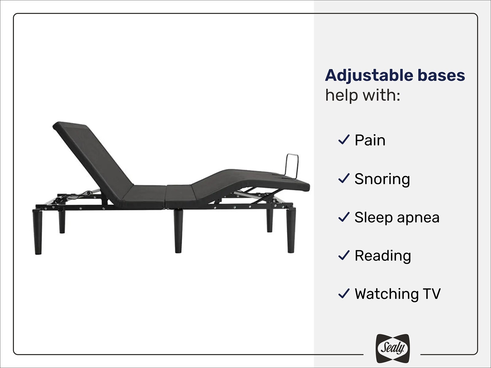 Sealy Ease™ Adjustable Base Mattress Firm