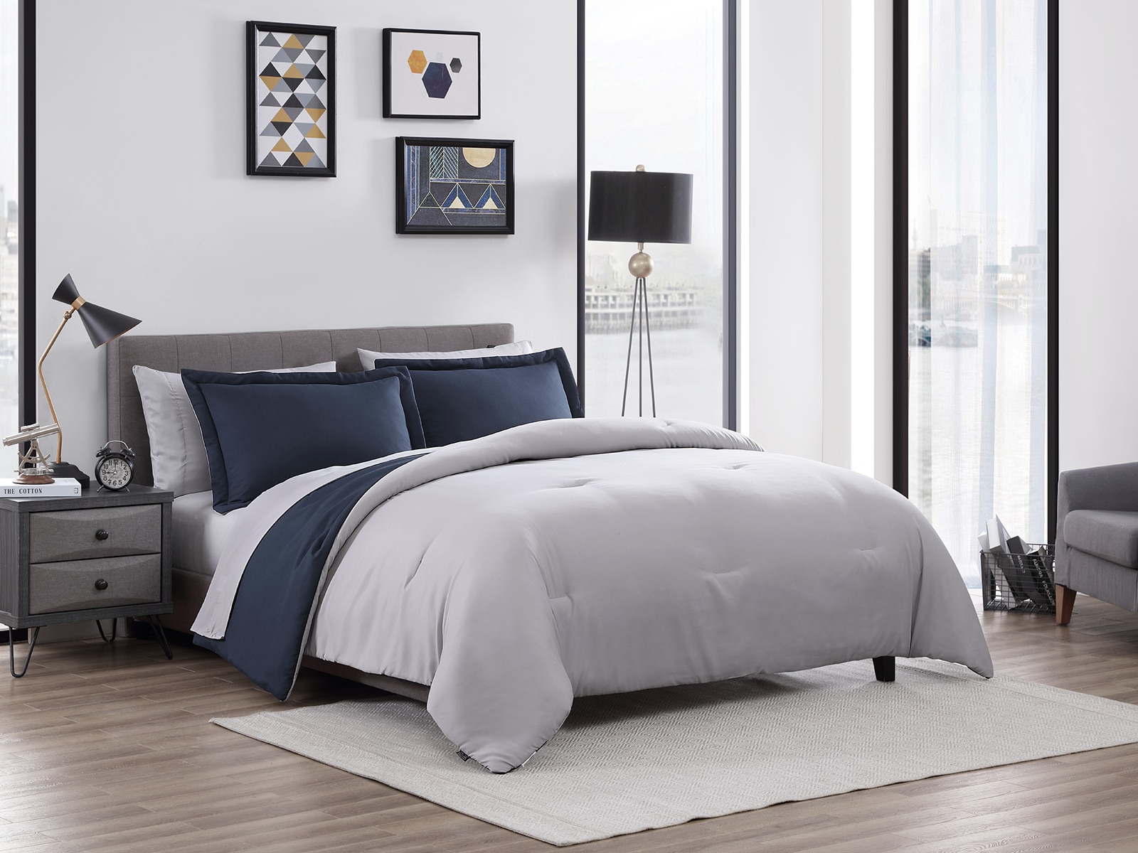 The Nesting Company Chestnut Reversible Comforter Set | Mattress Firm