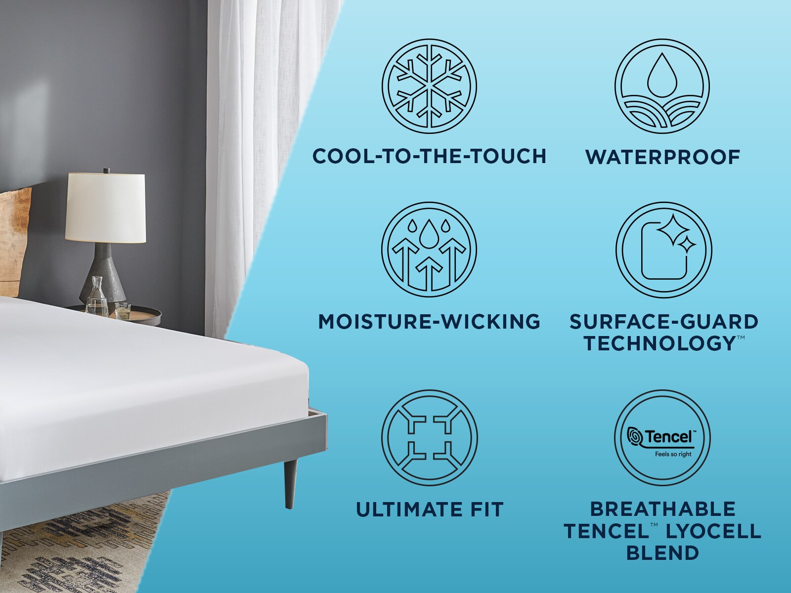 TempurPedic TEMPURProtect Breeze° Mattress Protector Mattress Firm