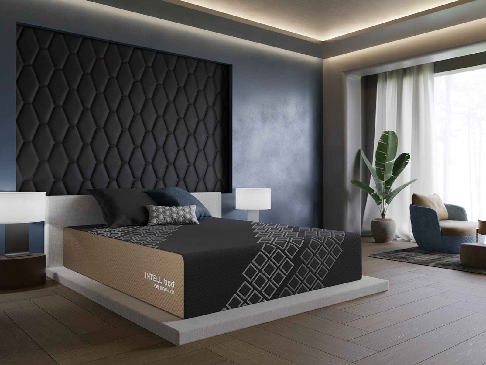 Intellibed GSeries G3 Hybrid 16.5" Firm Mattress Mattress Firm
