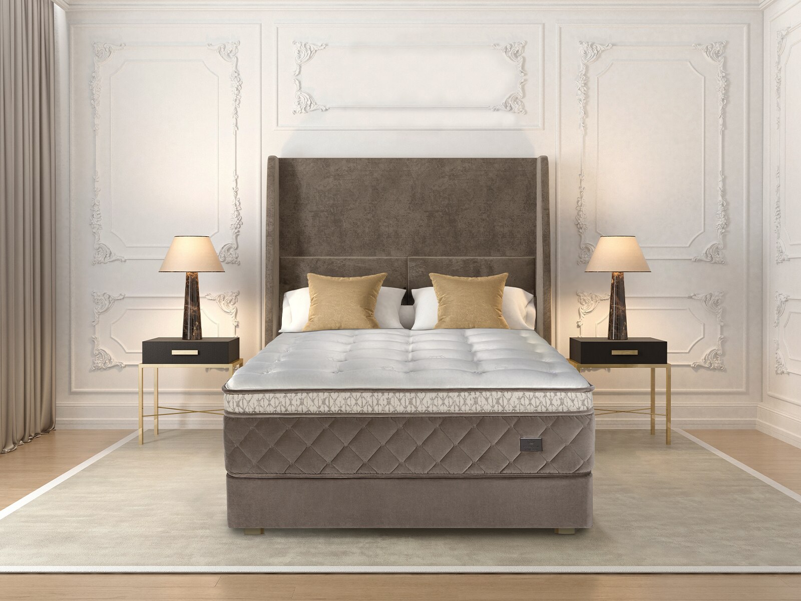 chattam & wells hamilton luxury firm 12 inch mattress