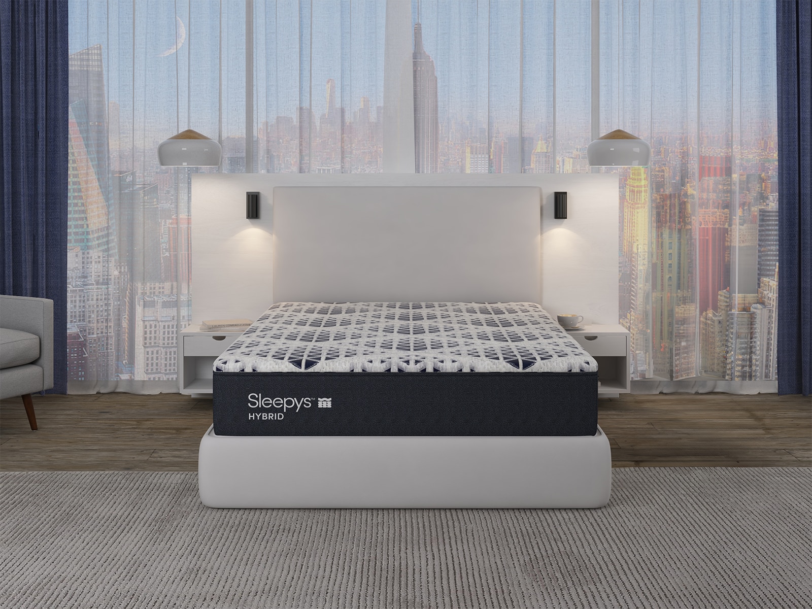 Cheap plush deals mattress queen