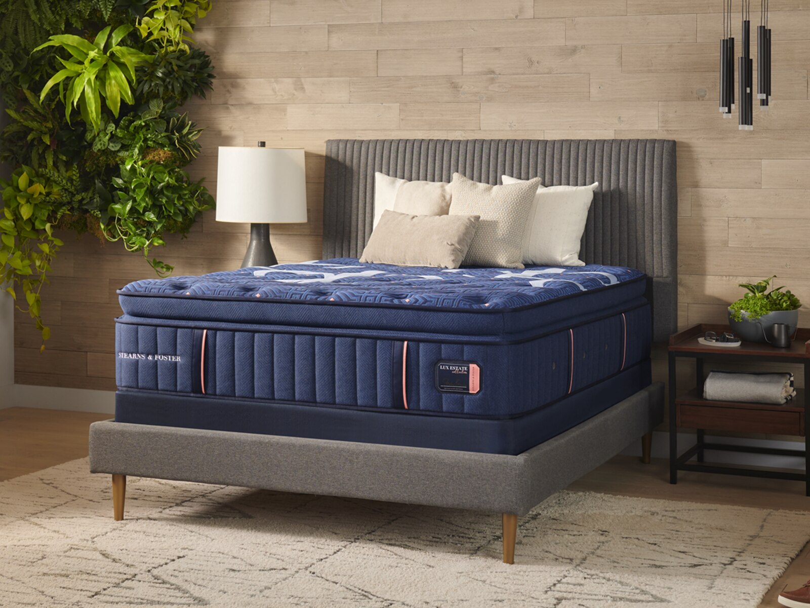 Euro pillow shop top queen mattress