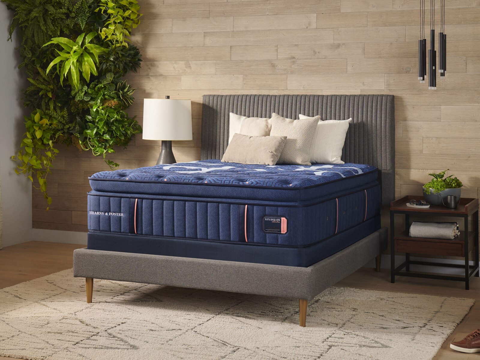 sterns foster luxury firm euro top mattress
