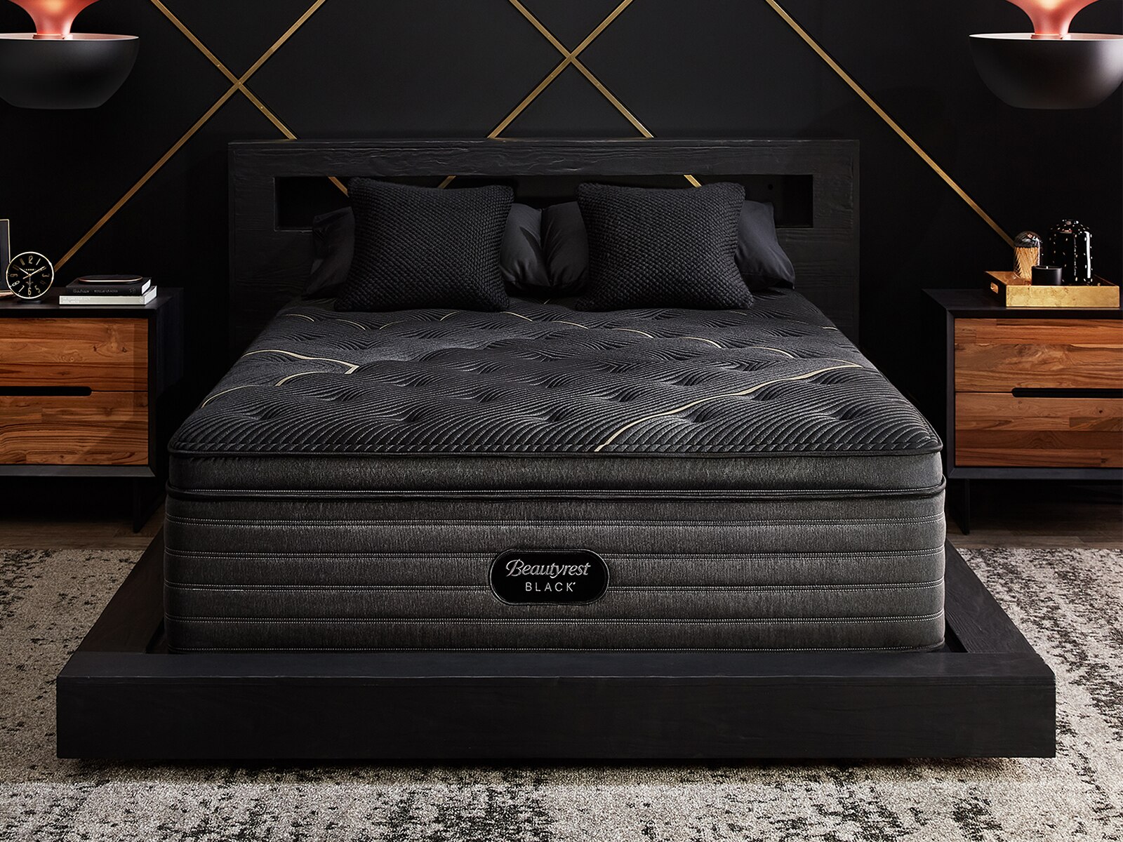 Beautyrest black kate shop plush pillow top