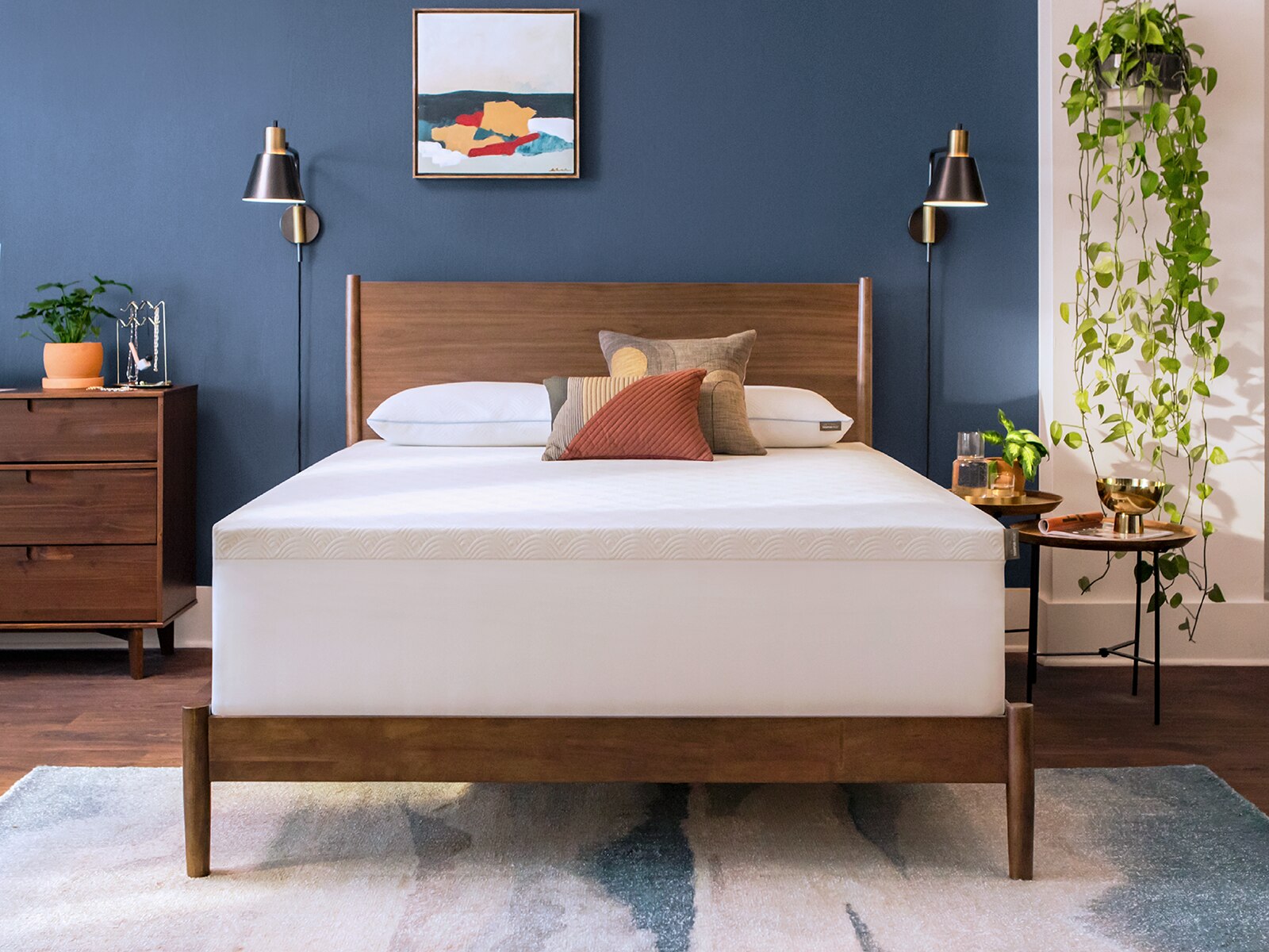 Washable Cover Cooling Mattress Toppers