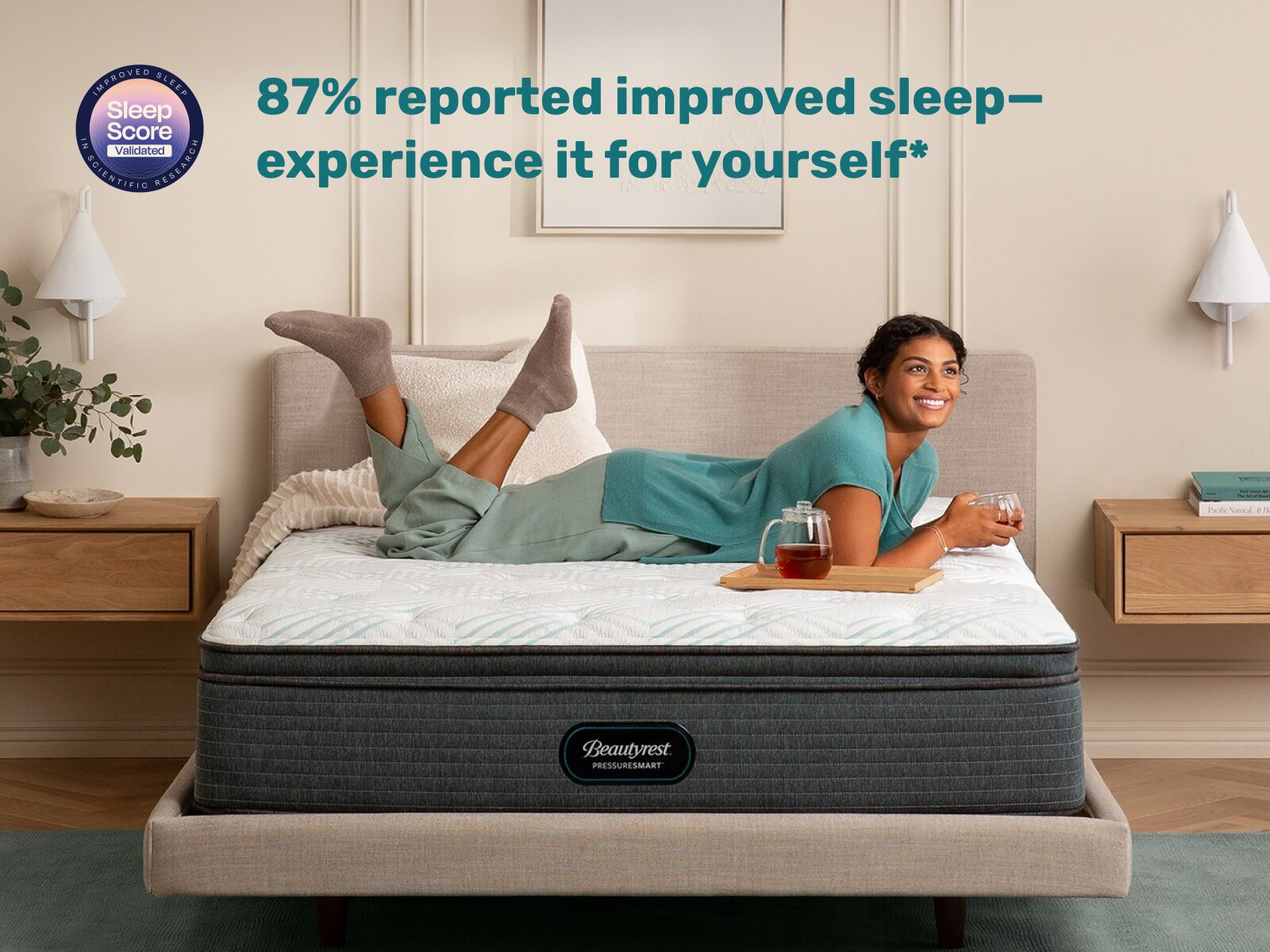 beautyrest pressuresmart firm queen mattress