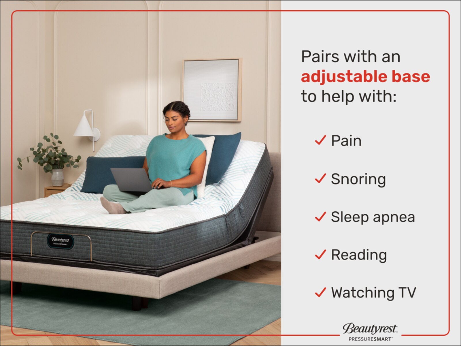 Beautyrest PressureSmart™ 2.0 13.75" Plush Pillow Top Mattress