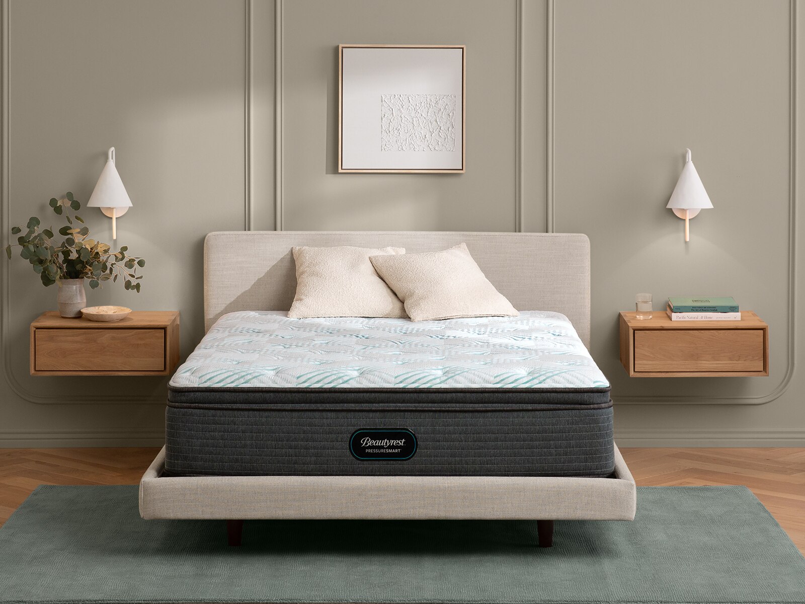 Plush Mattresses With Posturized Center Support