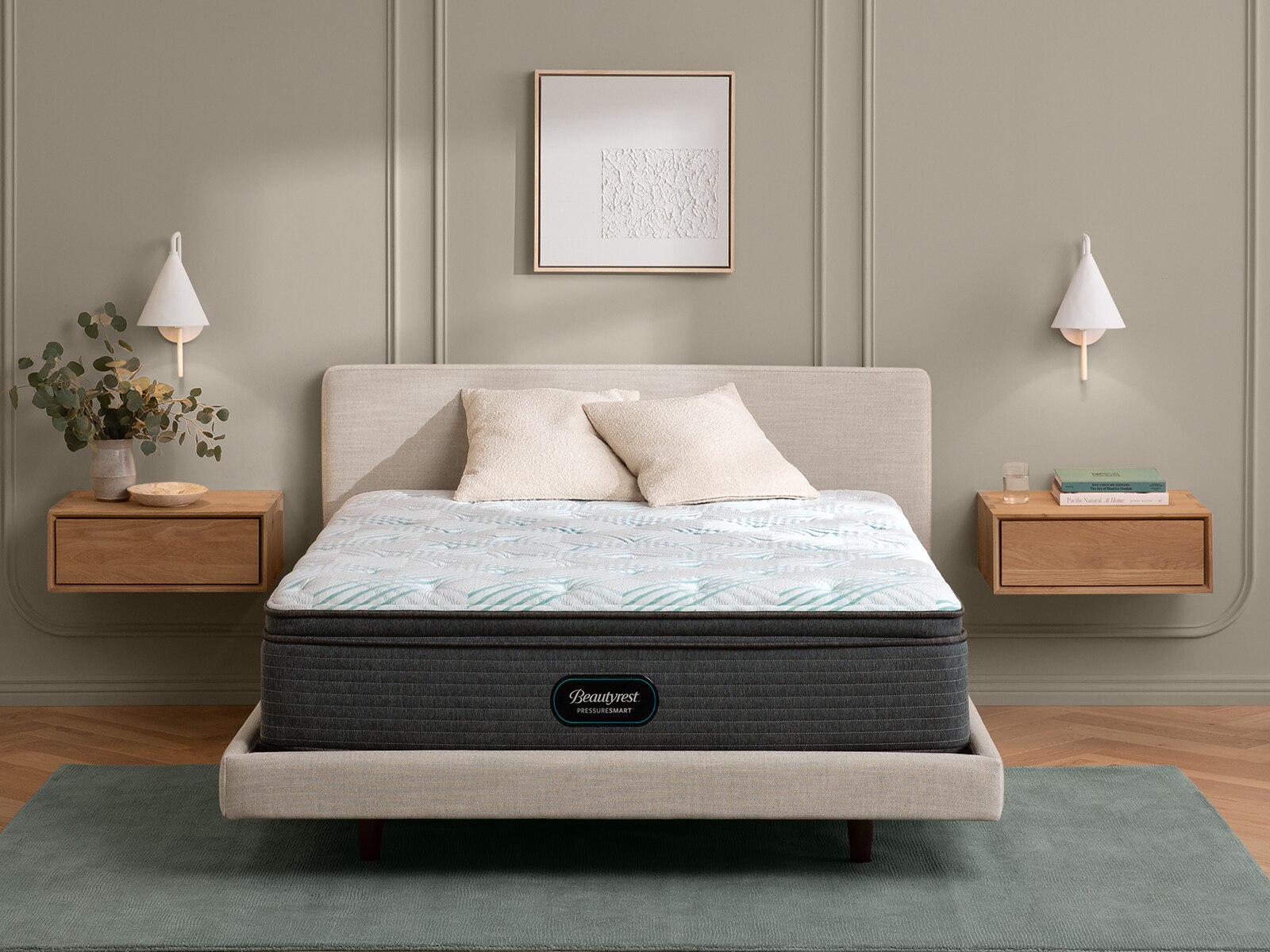 Beautyrest plush shop pillow top mattress