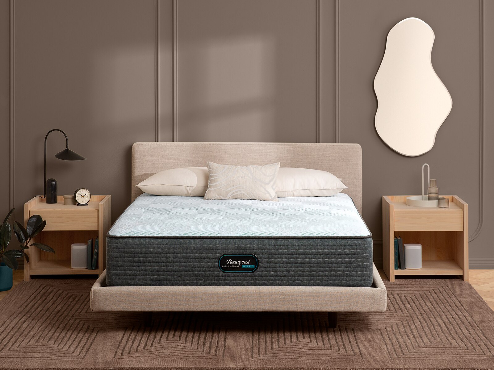 beautyrest twin pressuresmart 14.75 inch plush mattress